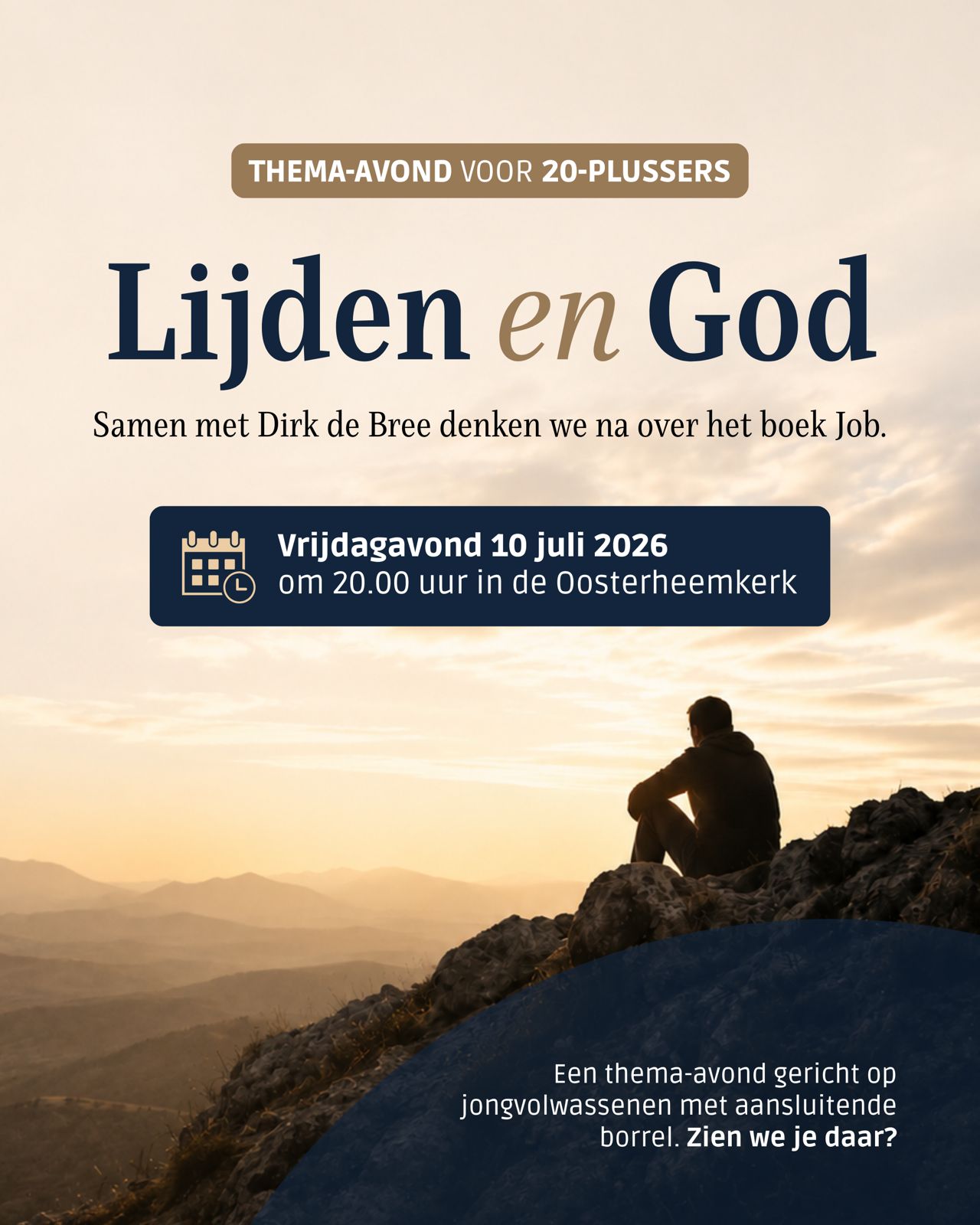 Flyer THEMA-AVOND VOOR 20-PLUSSERS